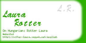 laura rotter business card